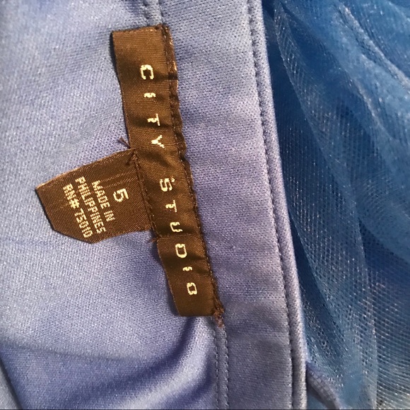 Royal Blue Tool Bedazzled Homecoming Dress / Prom - Picture 4 of 5